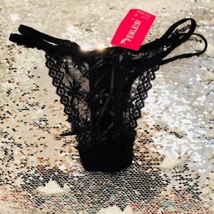 Sexy Hot Black Lace Thong